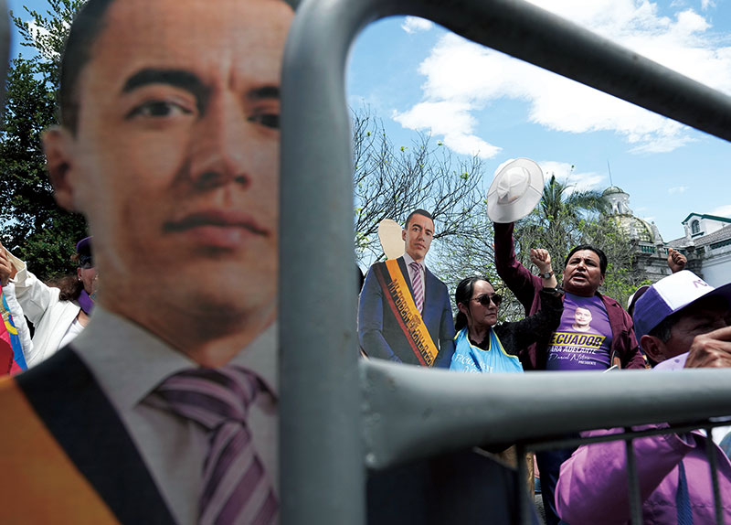 Ecuador Votes for Its Next President0