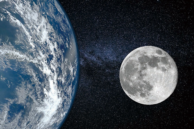 Study Suggests Earth��s Moon Formed From a Close Neighbor0