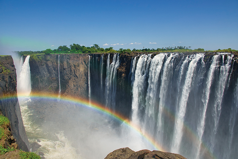 Victoria Falls: World��s Largest Sheet of Falling Water0