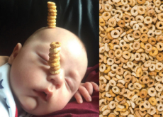 Beware, Sleeping Babies: The Cheerio Challenge - World News
