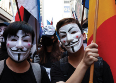 Hong Kong Bans Masks - World News