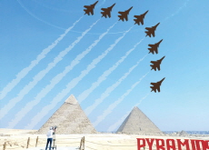 Korean Air Force Performs Air Show Over Pyramids in Giza - National News