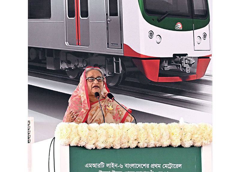 The Capital of Bangladesh Gets Its First Metro Line0