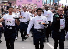 Parisian Waiters Compete in ‘Coffee Run’ - Culture