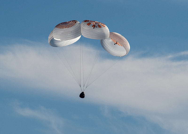 Astronauts Return to Earth After Being Stranded0