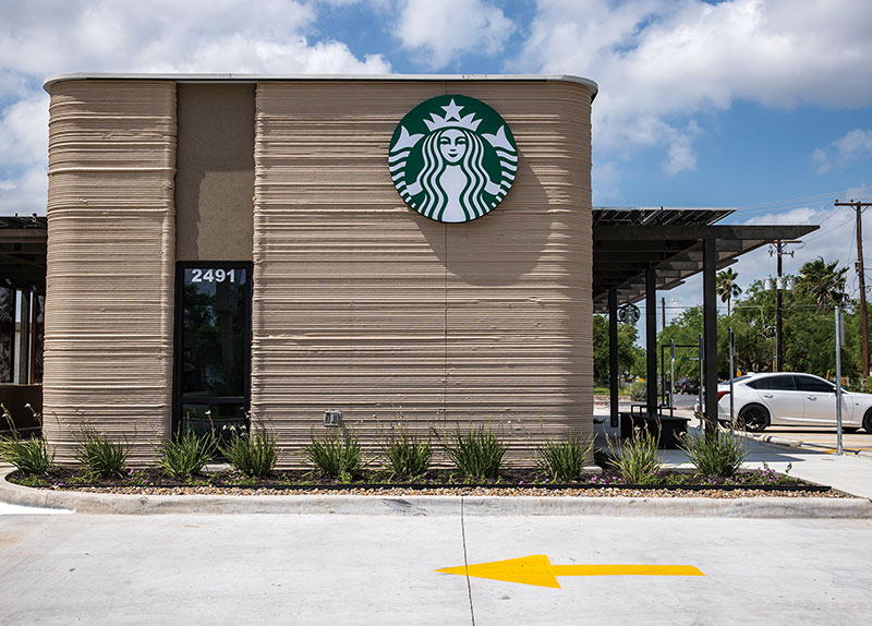 Starbucks Opens 3D-Printed Store0