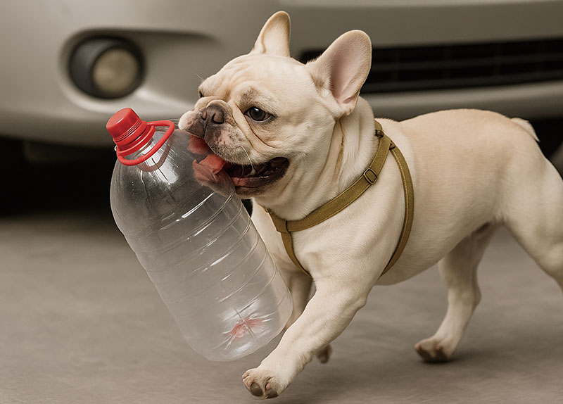 A Bottle-Collecting Dog Goes Viral0