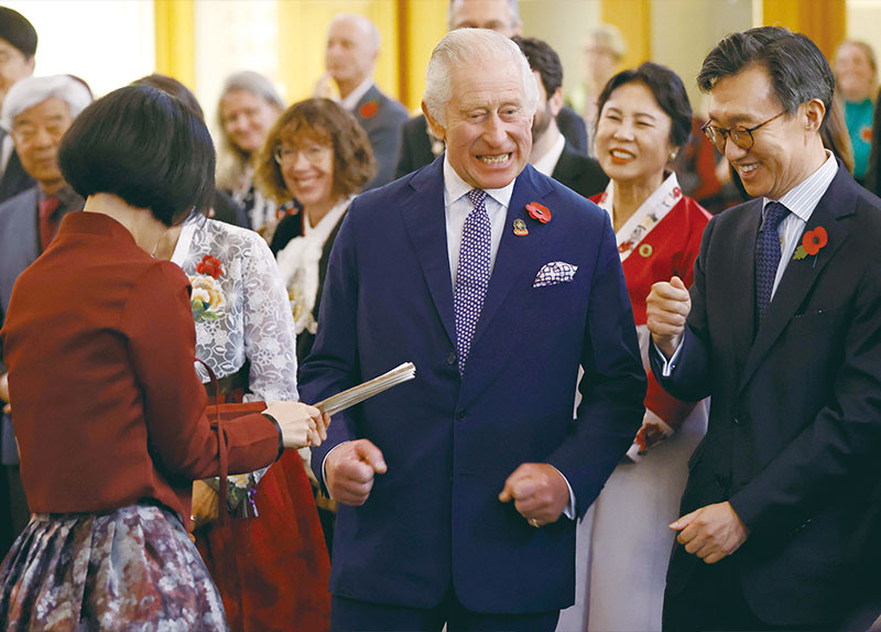 King Charles Visits Koreatown0