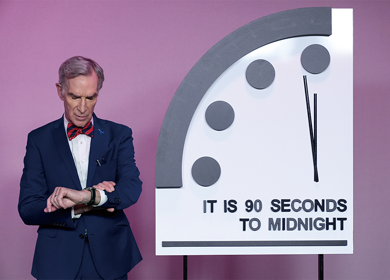 Doomsday Clock Now 90 Seconds From Apocalyptic Midnight0