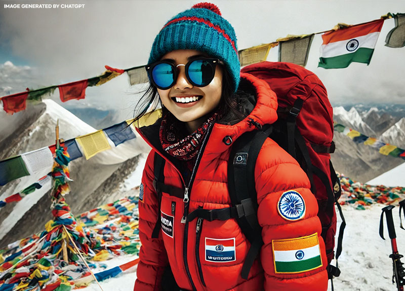 Youngest Girl To Scale the Seven Peaks0