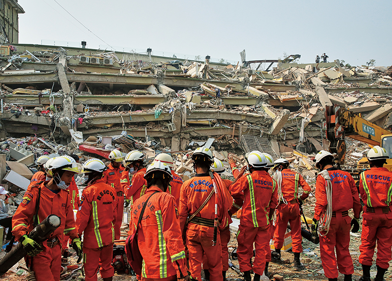 7.7 Magnitude Earthquake Strikes Myanmar0