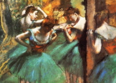 Dancers, Pink and Green - Arts
