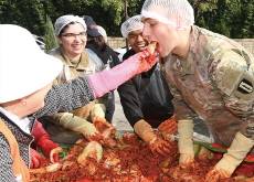 U.S. Forces Korea and Pyeongtaek Community Come Together in Kimchi-Making Season - Culture