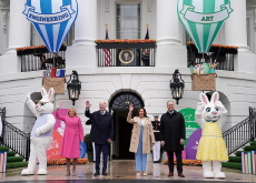 U.S. President and Vice President Attend Annual Easter Egg Roll - Photo News