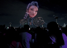 ‘KPop Demon Hunters’ Lights up the Seoul Sky - Photo News