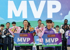 Yang Hyo-jin, Kim Woo-jin Shine at V-League All-Star Event - Photo News