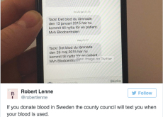 Blood Donors Receive a Text When They Save a Life - World News I