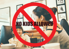 Should there be more kid-free zones in public places? - Debate
