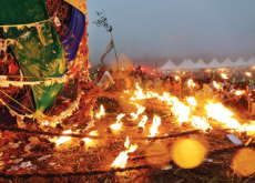 Jeju Fire Festival - In Spotlight