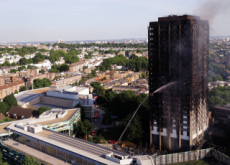Fire Destroys London Apartment Building - World News II