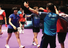 A Unified Korean Table Tennis Team Reaches The Finals - Sports