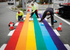 A Rainbow Crosswalk - Photo News