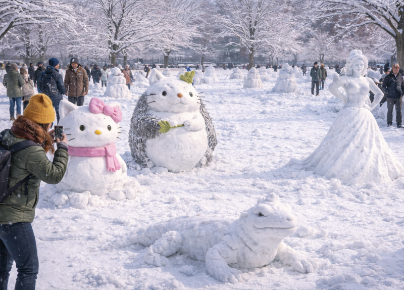 Brooklyn Park Turns Into a Snow Museum Overnight0