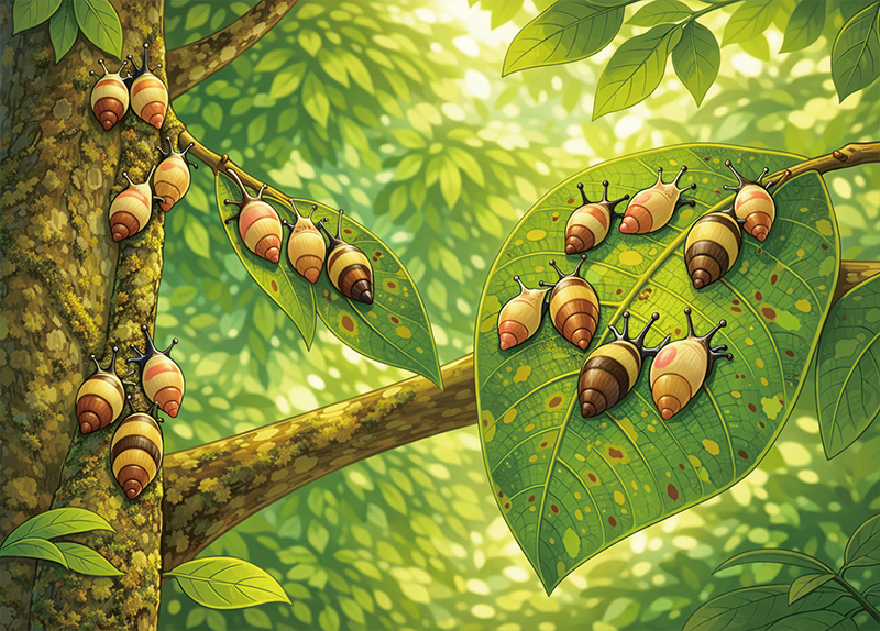 Rare Partula Tree Snails Make a Comeback in French Polynesia0