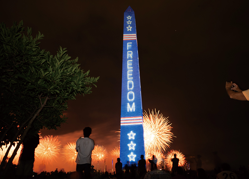 Fireworks and Political Divides Mark U.S. Independence Day0